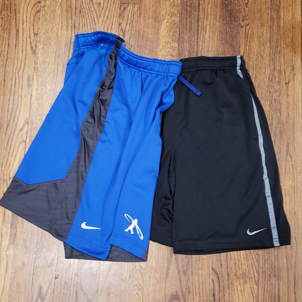 Nike Shorts bundle black & blue dri-fit MLB